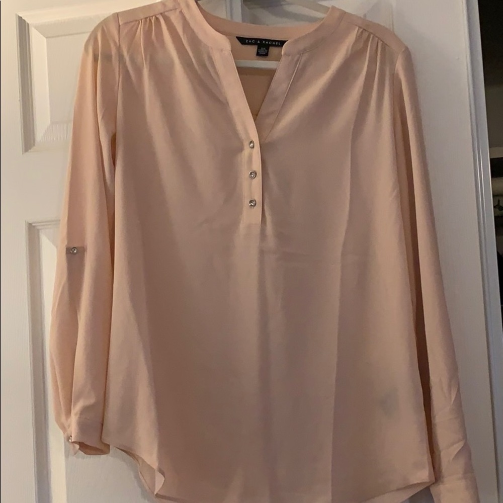 Blush pink blouse